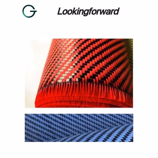 Tela híbrida de Kevlar de color Dogbone colorido de fábrica de China Tela híbrida de fibra de aramida de carbono en forma de H con la mejor calidad