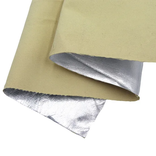 Tela de aramida aluminizada Kevlar reflectante al calor de 19 oz