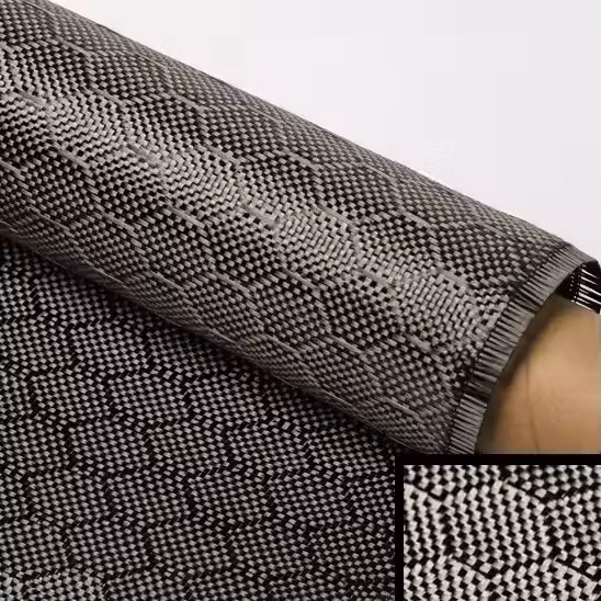 Tela de fibra de carbono Jacquard personalizada