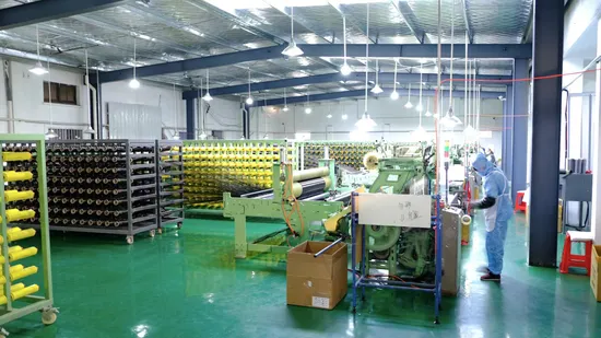 Tela jacquard de kevlar de carbono amarillo