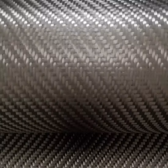 Tejido de fibra de carbono de ligamento tafetán 6K para raquetas de equipos deportivos
