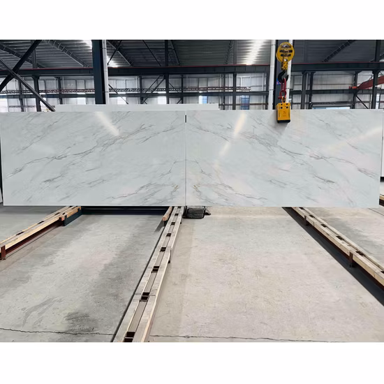 Material de piedra artificial puro de la encimera de piedra del cuarzo de las losas del cuarzo del blanco 20m m